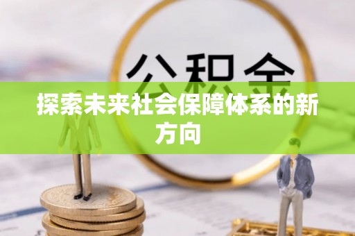 玄武探索未来社会保障体系的新方向
