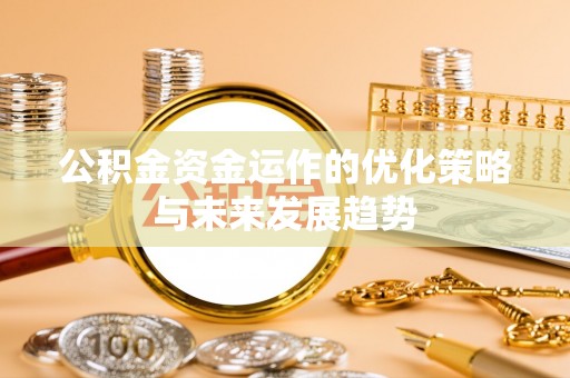 玄武公积金资金运作的优化策略与未来发展趋势