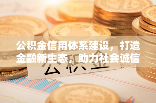 玄武公积金信用体系建设，打造金融新生态，助力社会诚信发展