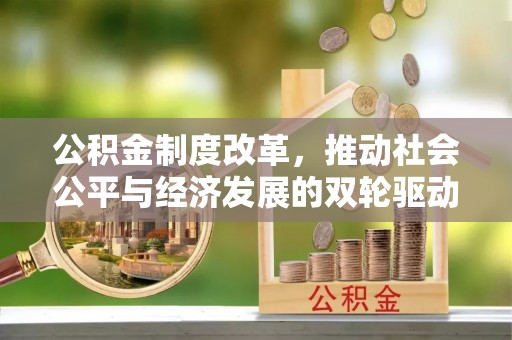 玄武公积金制度改革，推动社会公平与经济发展的双轮驱动
