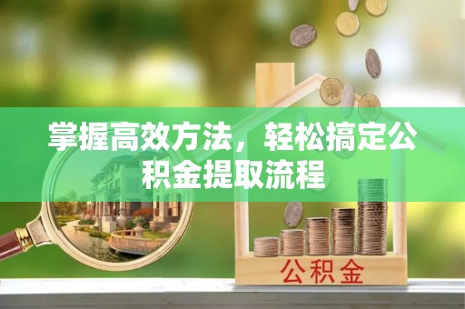 玄武掌握高效方法，轻松搞定公积金提取流程