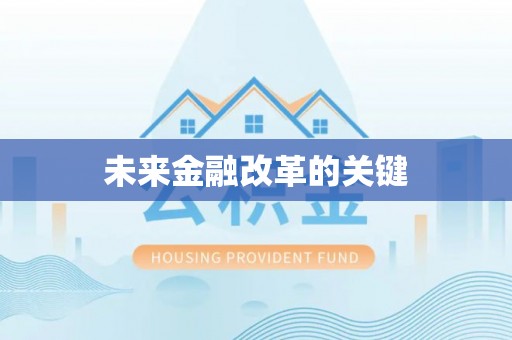 玄武未来金融改革的关键