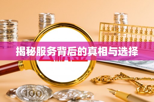 玄武揭秘服务背后的真相与选择