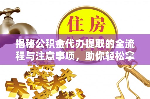 玄武揭秘公积金代办提取的全流程与注意事项，助你轻松拿回属于自己的钱