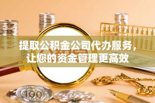 玄武提取公积金公司代办服务，让您的资金管理更高效